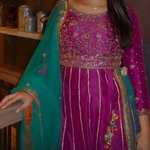 3 Piece Purple Lehenga